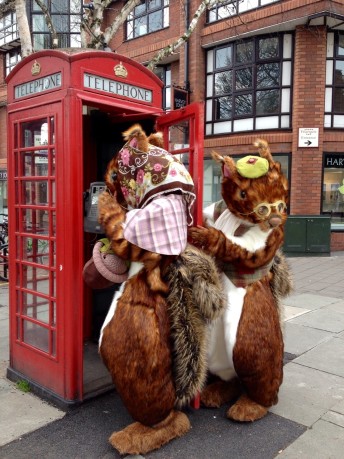 Cirqu Delight Nutkins In Phone Box