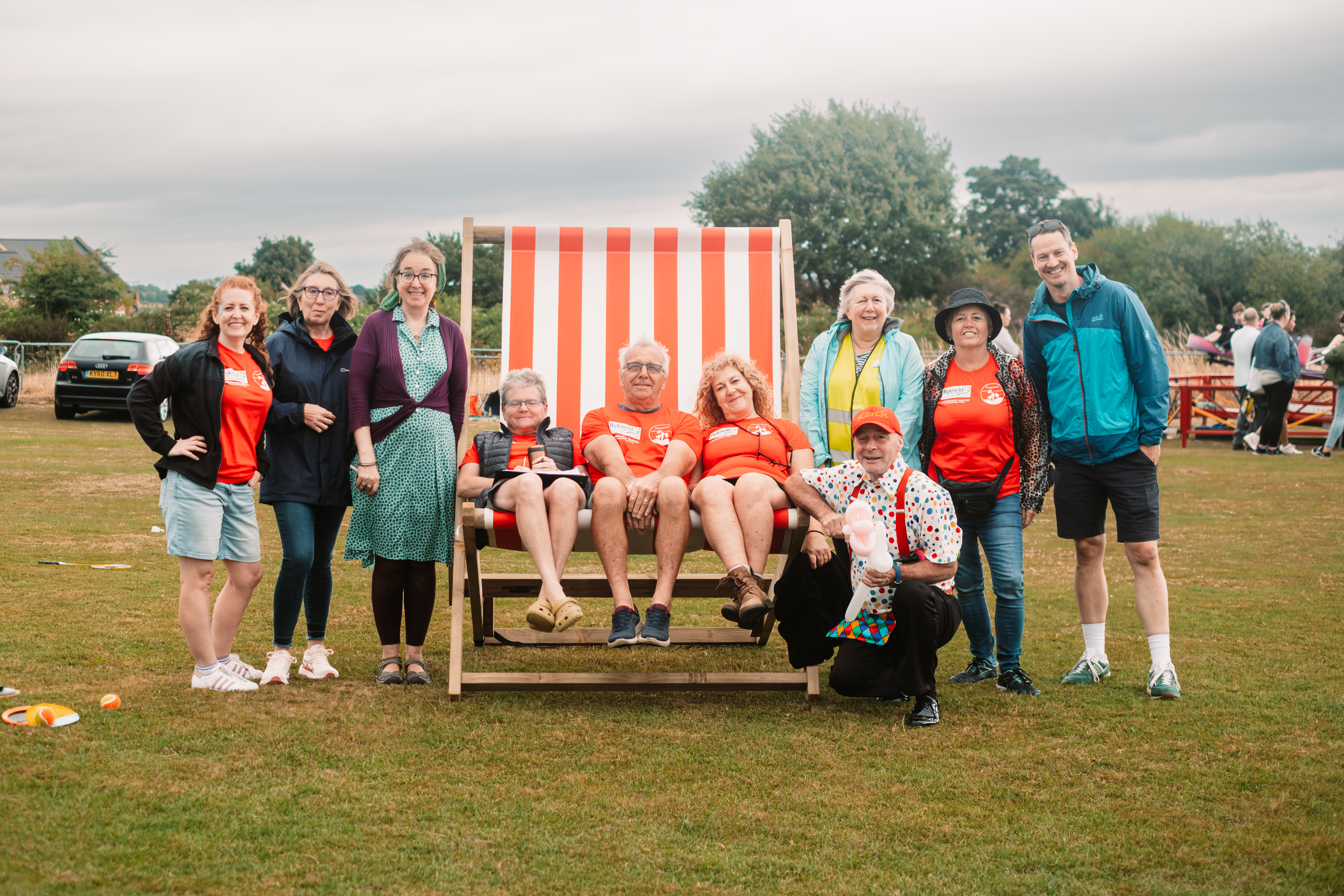 Volunteers On Deckchair