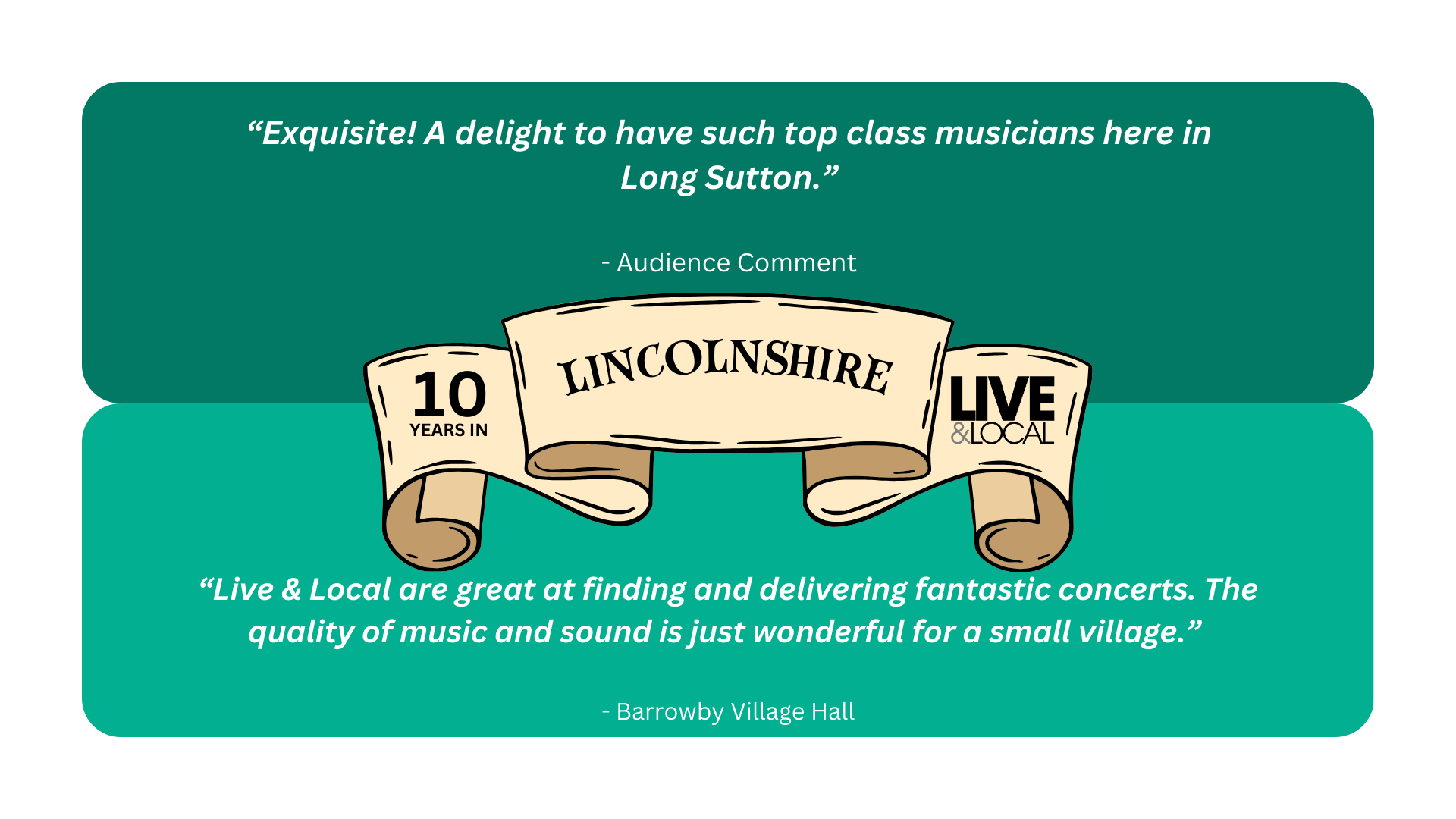 “Original Material. Great To See Something Different. Great To Have A Quality Production In A Village Hall. We Have Brought Some Light Entertainment To A Small Village Community Ratherthan Having (3)